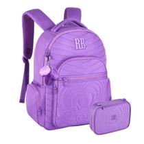 Kit Mochila Rebecca Bonbon De Costas Com Estojo Box Escolar Kit Mochila Rebecca Bonbon De Costas Com Estojo Box Escolar