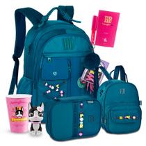 Kit Mochila Rebecca Bonbon Estojo Lancheira Térmica RB