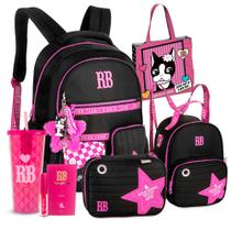 Kit Mochila Rebecca Bonbon Lancheira Térmica Estojo Box Kit Mochila Rebecca Bonbon Lancheira Térmica Estojo Box