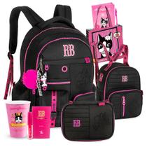 Kit Mochila Rebecca Bonbon Lancheira Térmica Estojo Escolar