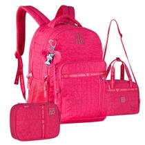 Kit Mochila Rebecca Bonbon Matelassê Lancheira e Estojo 2026 RB27005 Kit Mochila Rebecca Bonbon Matelassê Lancheira e Estojo 2026 RB27005