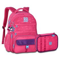 Kit Mochila Resistente com Estojo Box Grande Rebecca Bonbon