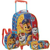 Kit Mochila Rodas 16 Patrulha Canina Lancheira Estojo Kit Mochila Rodas 16 Patrulha Canina Lancheira Estojo