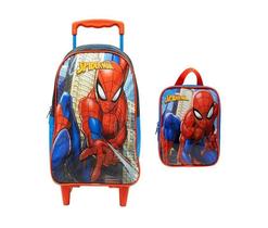 Kit Mochila Rodas G E Lancheira Spider Man Xeryus - 10660