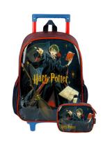 Kit Mochila Rodas+Lancheira Harry Potter Ift - Vermelho