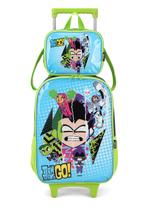Kit Mochila Rodas Lancheira Infantil Jovens Titans IC39702TG