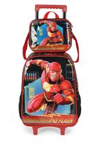 Kit Mochila Rodas Lancheira Infantil Luxcel Flash IC41212FM Kit Mochila Rodas Lancheira Infantil Luxcel Flash IC41212FM