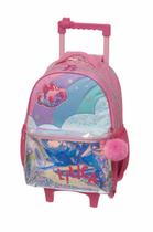 Kit Mochila Rodinha Alça Lanch Estojo Lilica Rip Super Star