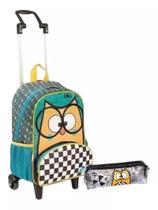 Kit Mochila Rodinha Biel M 19y Corujinha Estojo 2019 -Sestini
