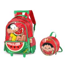 Kit Mochila Rodinha c/ Alça + Lancheira Magali