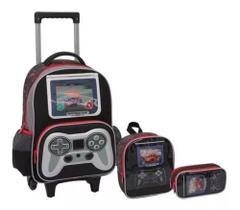 Kit Mochila Rodinha Escolar Inf Lancheira + Estojo Game Yepp 6320 Kit Mochila Rodinha Escolar Inf Lancheira + Estojo Game Yepp 6320