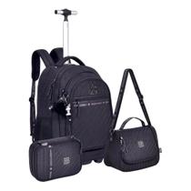 Kit Mochila Rodinha+estojo+lancheira Rebecca Bonbon Oficial Kit Mochila Rodinha+estojo+lancheira Rebecca Bonbon Oficial