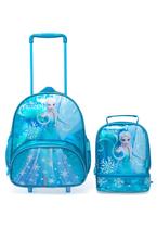 Kit Mochila Rodinha Frozen Lancheira Escolar Disney