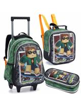 Kit Mochila Rodinha Infantil Gamecraft Kit Mochila Rodinha Infantil Gamecraft