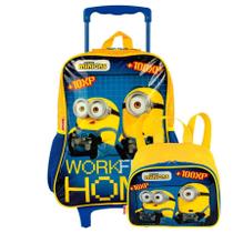 Kit Mochila Rodinha Infantil Minions by Sestini Ref 066187