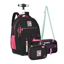 Kit Mochila Rodinha lancheira estojo Luluca oficial Kit Mochila Rodinha lancheira estojo Luluca oficial