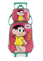 Kit Mochila Rodinha + Lancheira Termica Turma da Mônica
