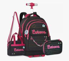 kit mochila rodinha Luluca Ref: 24606