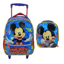 Kit Mochila Rodinha Xeryus 14 Mickey Mouse 11621 Kit Mochila Rodinha Xeryus 14 Mickey Mouse 11621