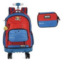 Kit Mochila Rodinhas 360 + Estojo Box One Piece Kit Mochila Rodinhas 360 + Estojo Box One Piece