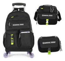 Kit Mochila Rodinhas 360 Haste Dupla Up4You