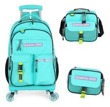 Kit Mochila Rodinhas 360 Haste Dupla Up4You