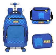 Kit Mochila Rodinhas 360 Original Sonic - Luxcel