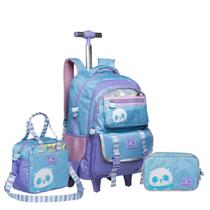 Kit Mochila Rodinhas Com Alças Tween Tofu Original 2026