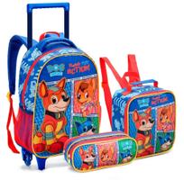 Kit Mochila Rodinhas Dog Heroes Seanite