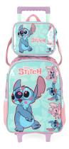 Kit Mochila Rodinhas E Alça Nas Costas Original Stitch