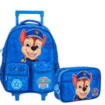 Kit Mochila Rodinhas E Estojo Patrulha Canina Xeryus 16 Kit Mochila Rodinhas E Estojo Patrulha Canina Xeryus 16