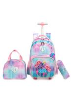 Kit Mochila Rodinhas Lancheira Estojo Escolar Infantil