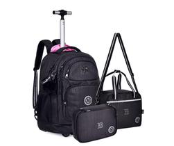 Kit Mochila Rodinhas Lancheira Estojo Escolar Rebecca Bonbon Kit Mochila Rodinhas Lancheira Estojo Escolar Rebecca Bonbon