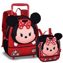 Kit Mochila Rodinhas Lancheira Minnie Tsum Tsum Disney Clio Kit Mochila Rodinhas Lancheira Minnie Tsum Tsum Disney Clio