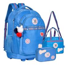 KIt Mochila Rodinhas Rabecca Bonbon College - Oficial - Rebecca Bonbon