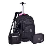 Kit Mochila Rodinhas Rebecca Bonbon Lancheira Térmica Estojo