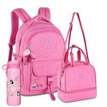 Kit Mochila Soft Bolsa Térmica Rebecca Bonbon Escolar Clio