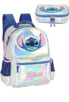 Kit Mochila Stitch Costa + Estojo Box Filme 2025 Original Licenciada