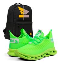 Kit Mochila Tenis Infantil Masculino Dia a Dia Escola Macio Confortável Passeio Atividade Esportivo Kit Mochila Tenis Infantil Masculino Dia a Dia Escola Macio Confortável Passeio Atividade Esportivo