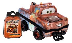 Kit Mochila Tow Mater Carro Mcqueen Maxtoy Rodinha Lancheira 3d Escolar Kit Mochila Tow Mater Carro Mcqueen Maxtoy Rodinha Lancheira 3d Escolar
