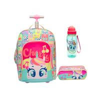 Kit Mochila Unicórnio Cherry