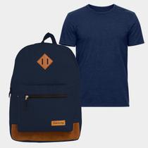 Kit Mochila Yins Brasil Convoy + Camiseta Básica Hering Slim Manga Curta Masculina Kit Mochila Yins Brasil Convoy + Camiseta Básica Hering Slim Manga Curta Masculina