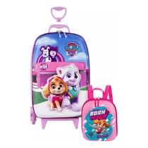 Kit Mochilete + Lancheira Paw Patrol Pet Shop - Diplomata Rosa Loja De Animais De Estimação Kit Mochilete + Lancheira Paw Patrol Pet Shop - Diplomata Rosa Loja De Animais De Estimação