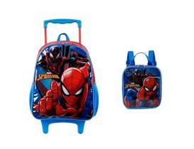 Kit Mochilete M Tam 14 E Lancheira Spider-Man Xeryus - 11651