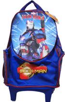 Kit Mochilete Mochila de Rodinha + Estojo Duplo Iron Man Jarvis Referência 4520 Xeryus (SKU 9983)