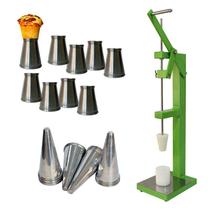 Kit Modeladora + 12 Suportes M Esc + 50 Cone 14cm Pizza Cone
