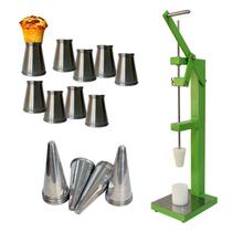 Kit Modeladora + 24 Suportes M + 120 Cones 14cm Pizza Cone