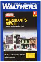 Kit modelo Merchant's Row II Walthers Cornerstone N Scale