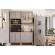 Kit Modulado MGM 3 Peças Brilhante C3P53 Cinamomo/Platina Kit Modulado MGM 3 Peças Brilhante C3P53 Cinamomo/Platina