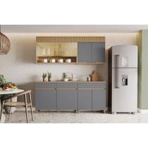 Kit Modulado Nesher Realeza 4 Peças CZ104 Carvalho/Titânio Kit Modulado Nesher Realeza 4 Peças CZ104 Carvalho/Titânio